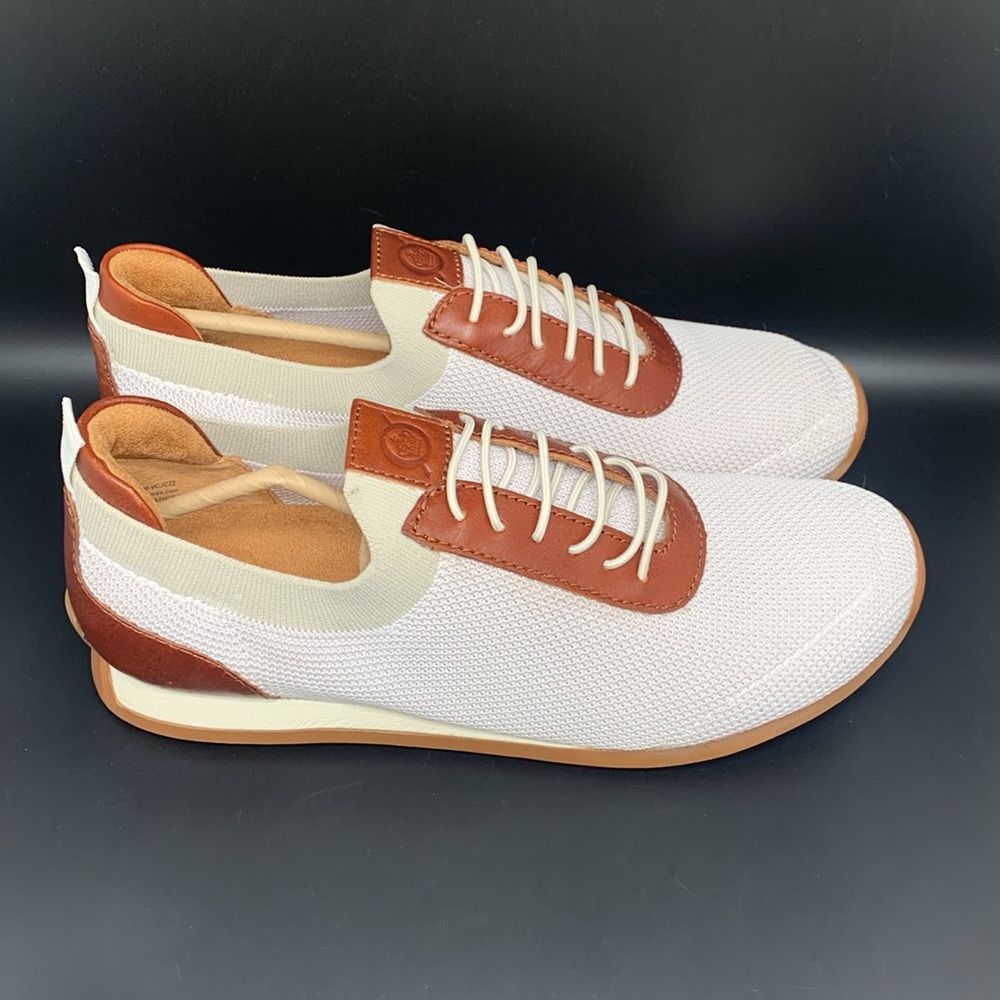 Born Barrett Soft Knit and Leather Sneakers Men's‎ Sz 10.5 NWT